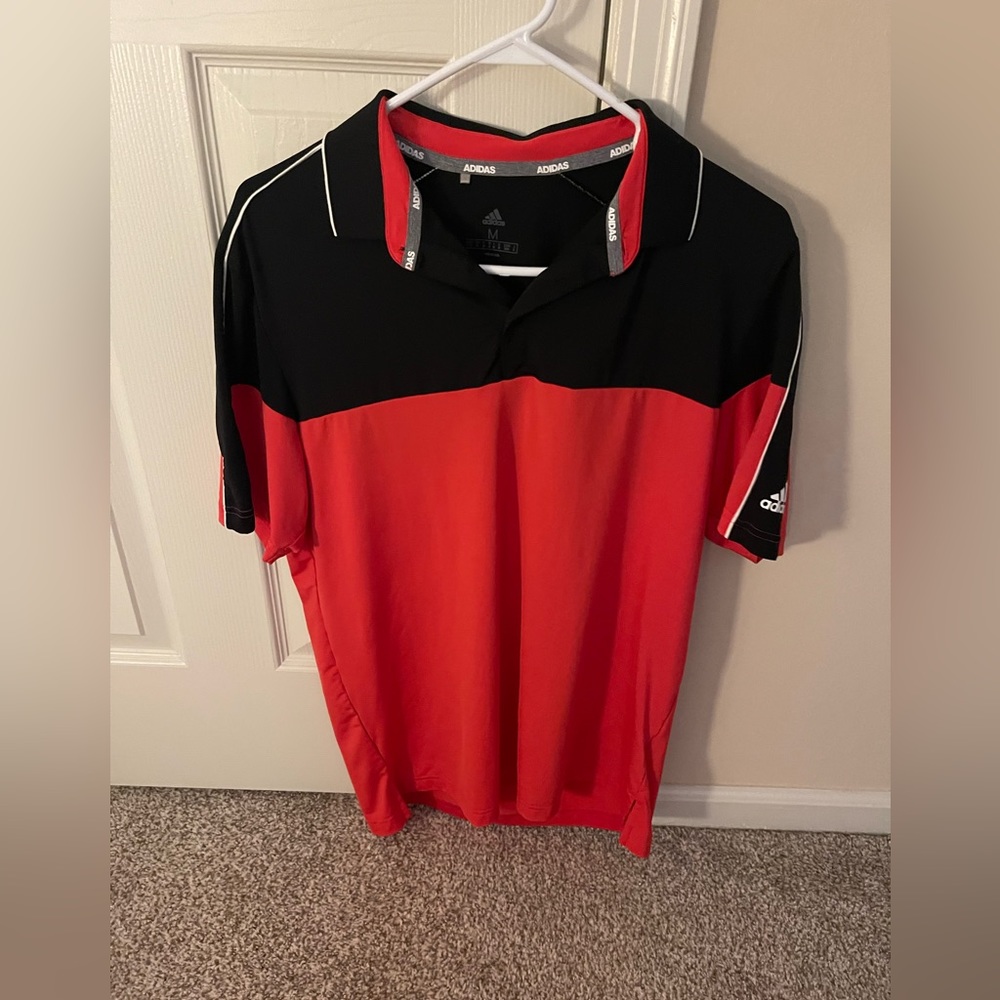 Adidas performance golf polo